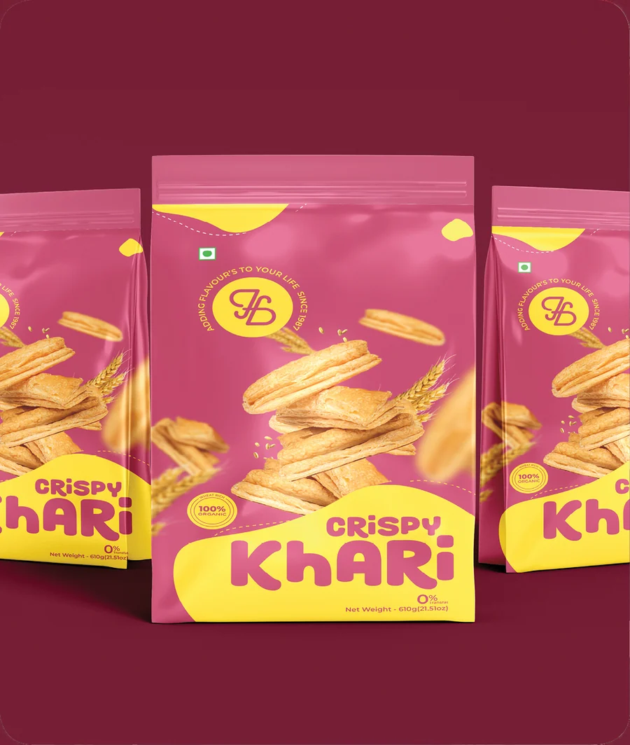 Crispy Khari packaging