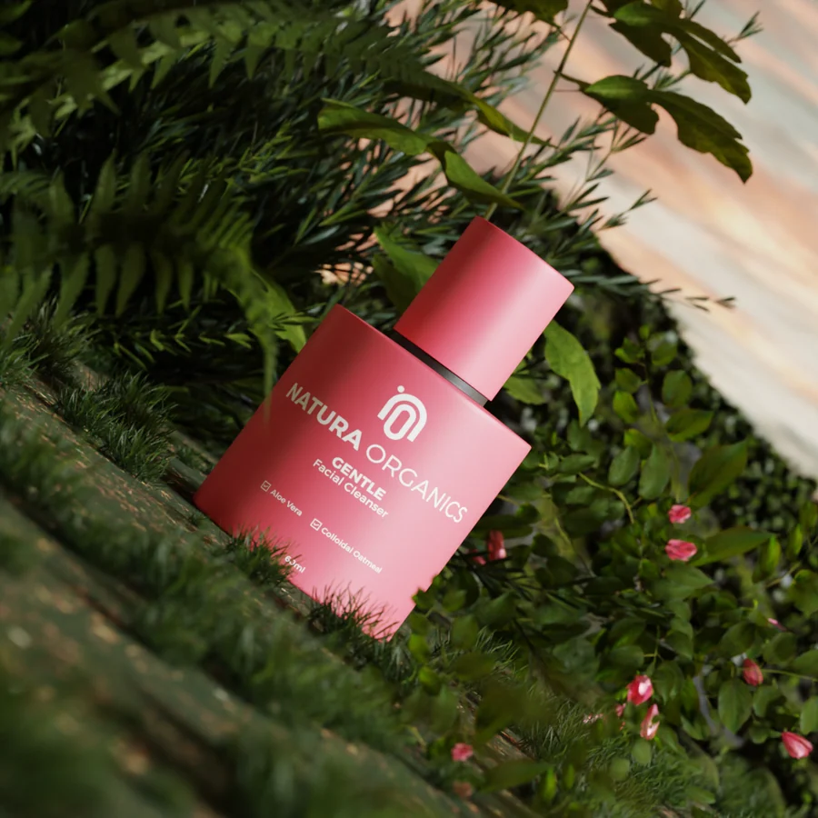 Natura Organics Gentle facial cleanser 3D render