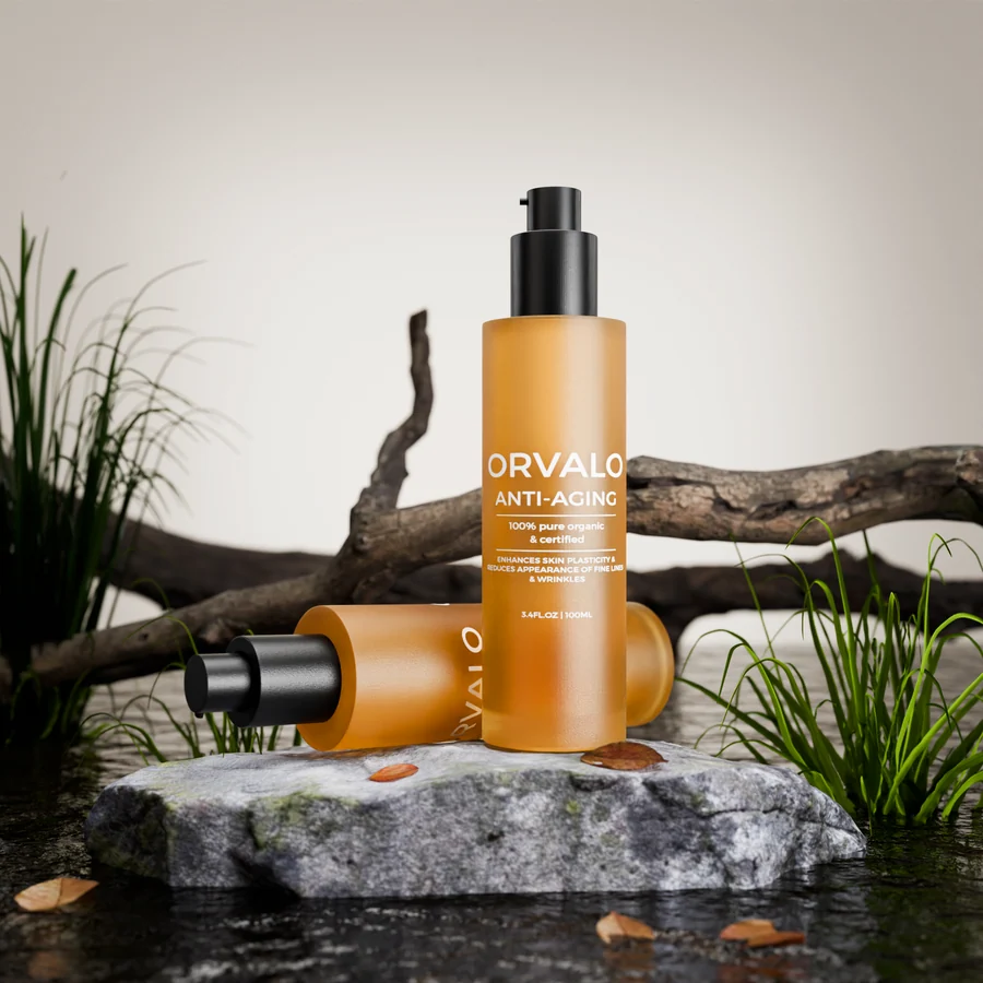 Orvalo Anti-Aging serum 3D render