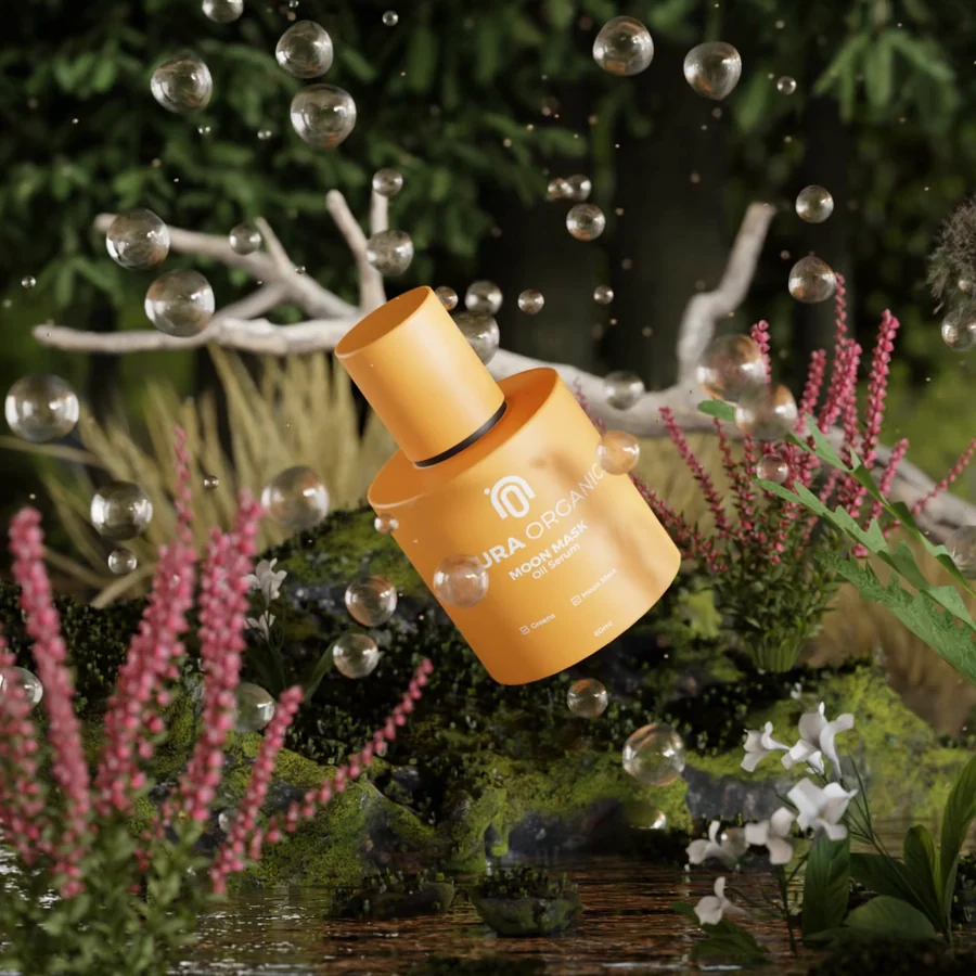 Natura Organics Moon Milk 3D animation