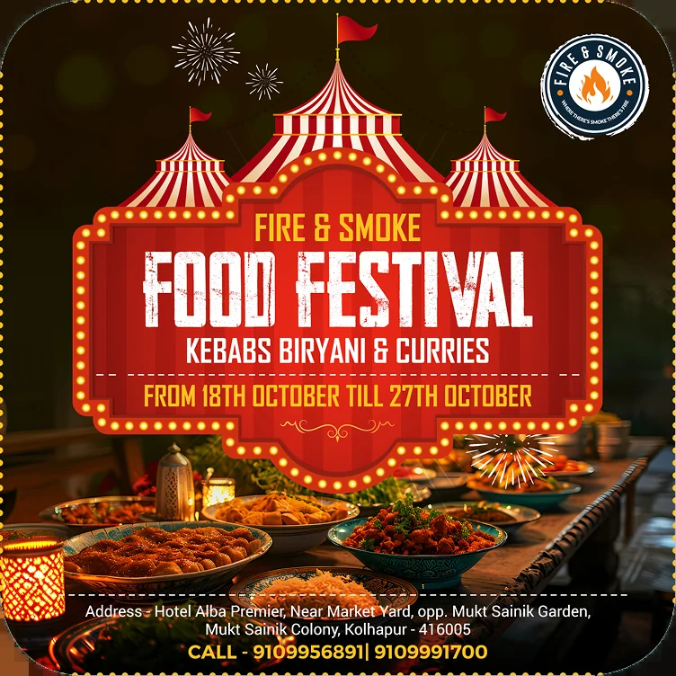 Fire & Smoke — Food Festival, Kebabs Biryani & Curries