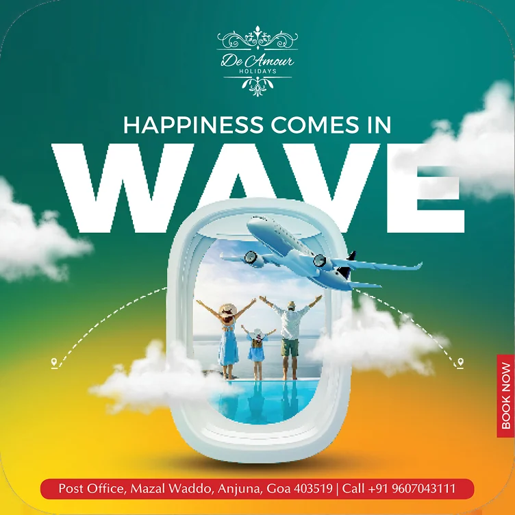 De Amour Holidays — Happiness Comes In Waves