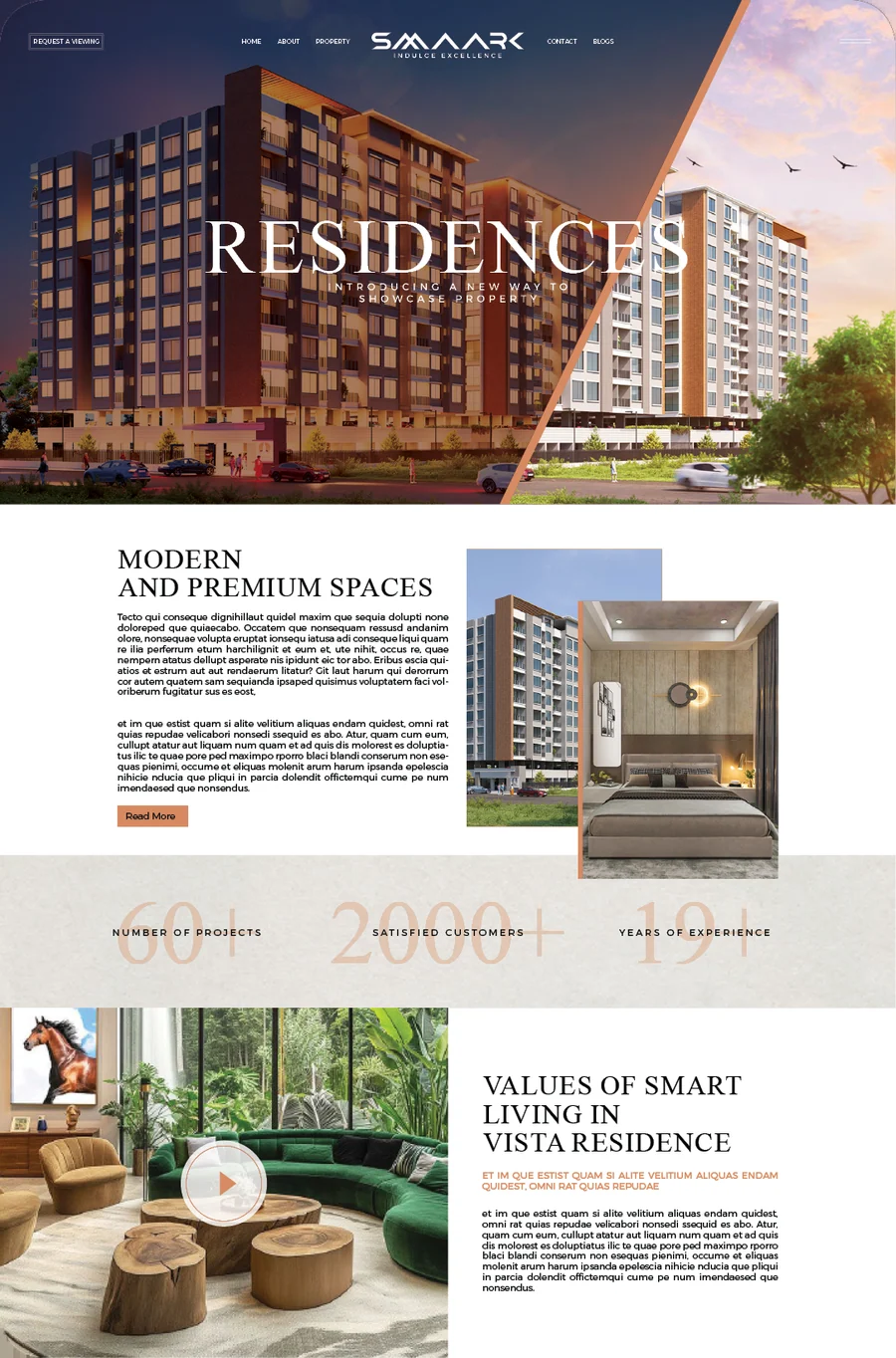 Smaark 1 property website design